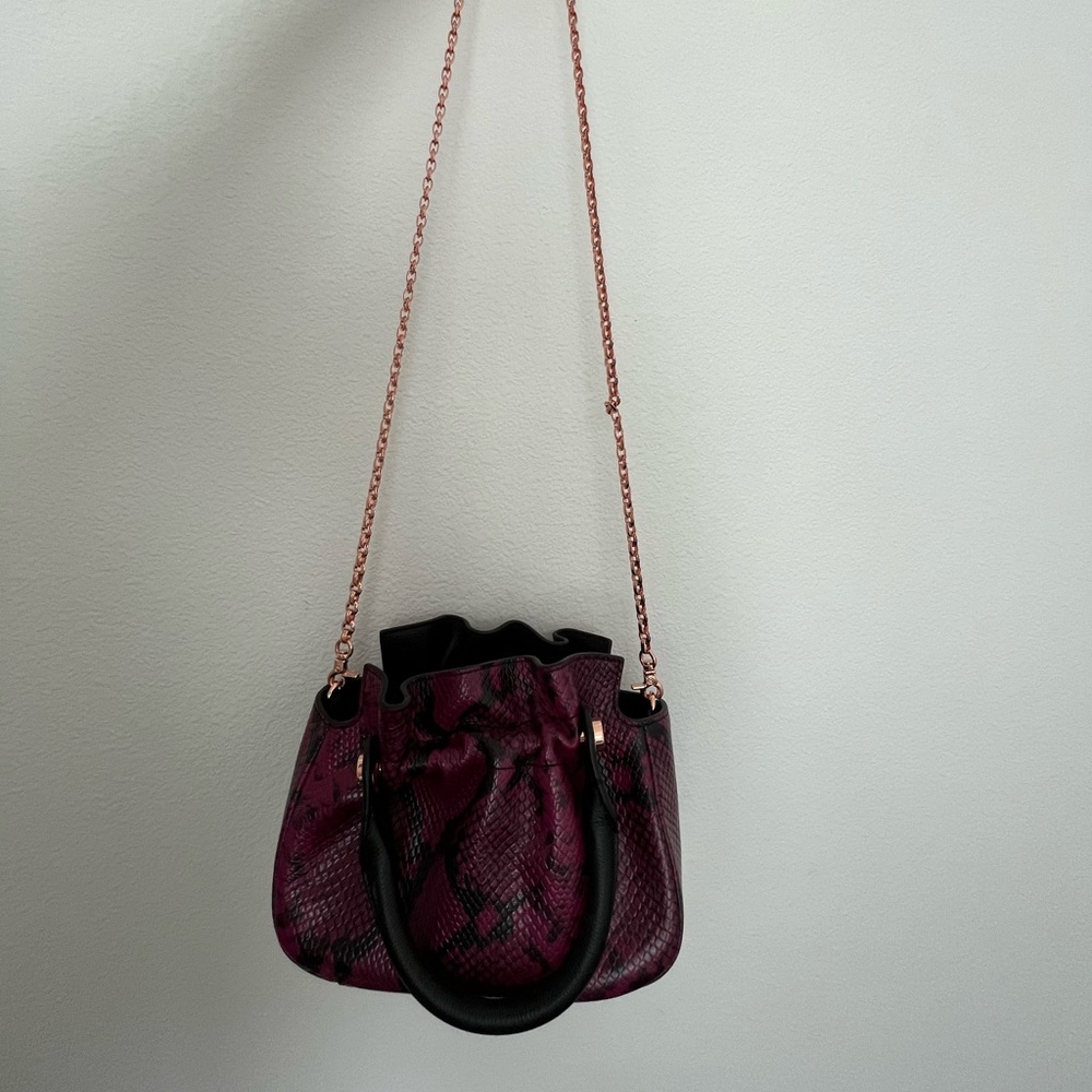 Pink snakeskin Australian Mimco Purse